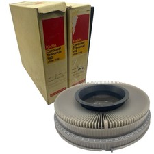 2 Kodak Carousel Transview 140 Slide Trays w/Original Boxes  Indexes