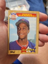 Darryl Strawberry (All Star) #601 Topps 1987 Baseball Card (New York Mets) E