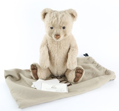 R JOHN WRIGHT - 'FIONA' LARGE LIMITED EDITION ALPAKA TEDDYBÄR 41/300 & COA