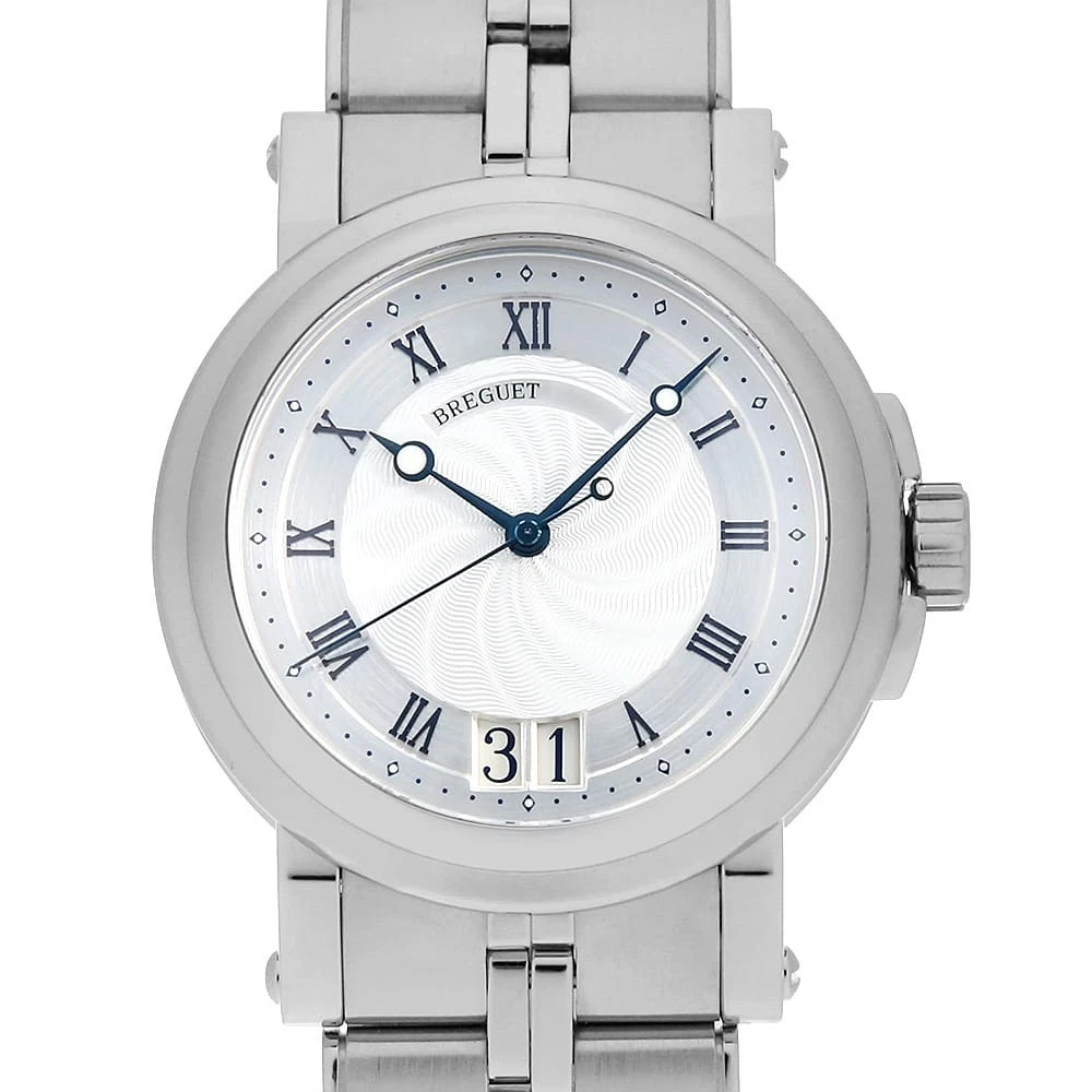 Breguet — Breguet Marine II large date 5817ST/12/SV0 second hand mens