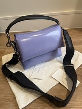 Gucci Women / Men Handbag / Crossbody Leather Padded Mini bag purple