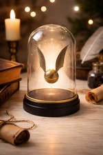 Official Harry Potter Golden Snitch - Bell Jar Light Touch Lamp