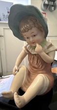 Antique Bisque Piano Babies Doll Large