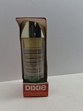 New Sealed Vintage Dixie 5 oz. Kitchen Cup Dispenser Refill Cups 1970 Pattern