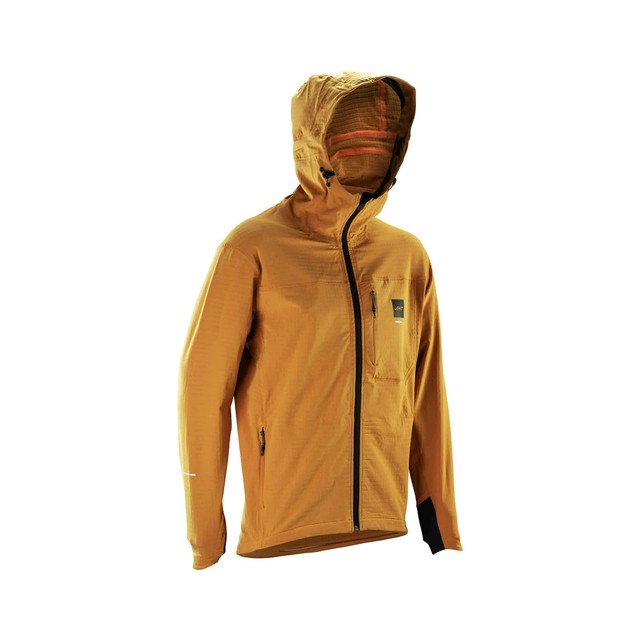 Veste Thermique MTB LEATT THERMAFLOW 5.0 Jaune Lager Coupe-Vent Imperméable