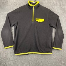 Polo Ralph Lauren Fleece Pullover 1/4 Zip Neon Trim Outdoor Active L