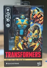 HASBRO TRANSFORMERS AGE OF THE PRIMES DELUXE QUICKSTRIKE SCORPION ACTION FIGURE
