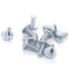 Concho Screws Nickel Plate 3/8" Long 10 Pack 1295-00