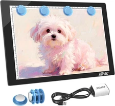 Magnetic A4 LED Artcraft Tracing Light Pad 4 Light Box Ultra-Thin Physical Butto