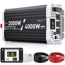 2000 watt Pure sine Wave Inverter, 48V DC to 110V AC Power Inverter, 48v-2000W