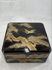 Vintage Wooden Japanese Lacquerware Chataku Teacup Saucer Set Of 5 In Green Box — photo 1
