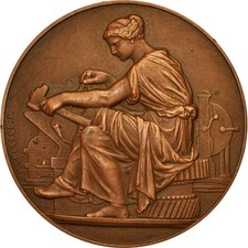 [#2396] Francja, Medal, Saint Sauveur, Arras, Biznes i przemysł, 1957, Chabaud