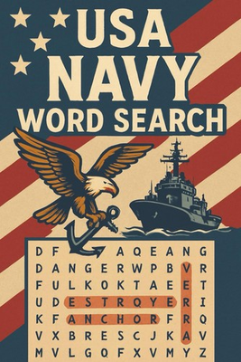 #ad US Navy Word Search: U.S. Navy Word Search Puzzles for Teens and Adults – Fun an $15.81