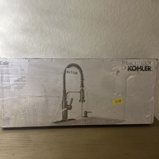 Kohler Ealing Pro R28702-SD-VS Single-Handle Stainless Kitchen Sink Faucet NEW
