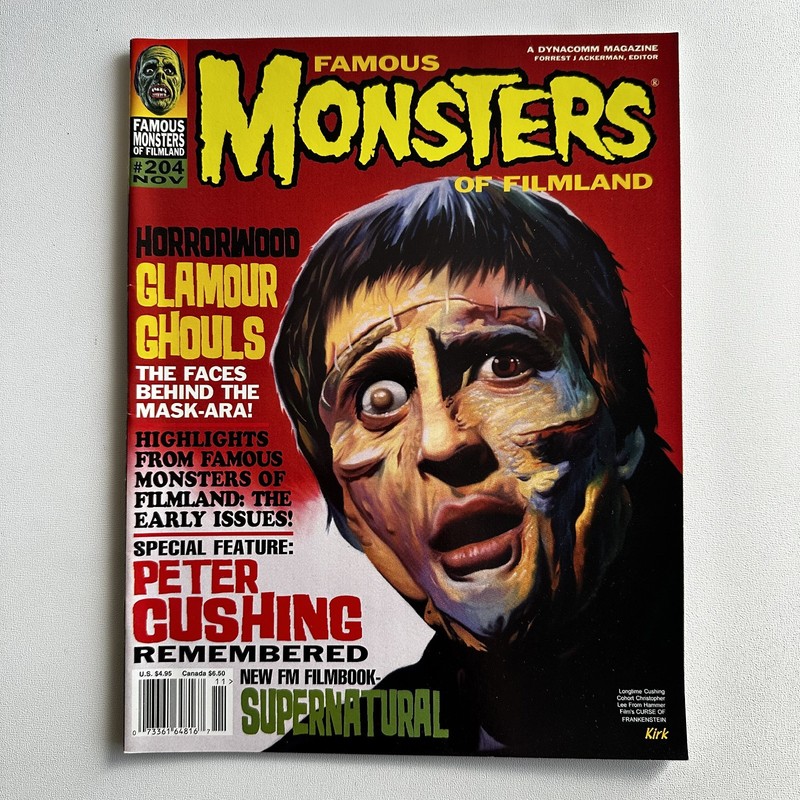FAMOUS MONSTERS OF FILMLAND #204 Forry Ackerman PETER CUSHING Welles FM-Con 95