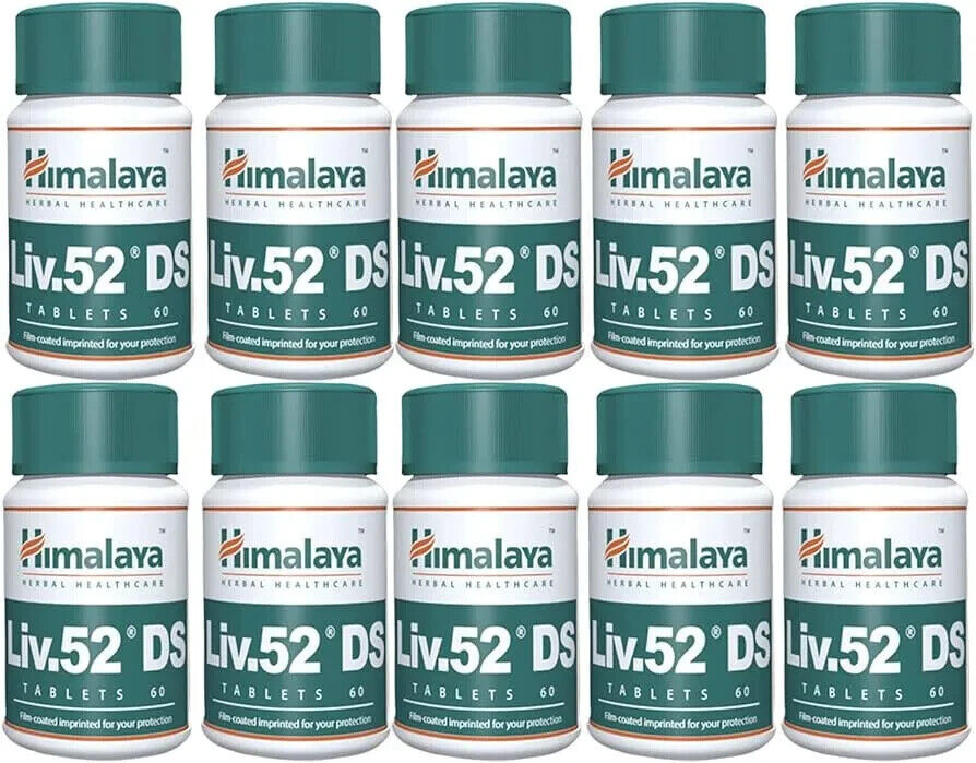 Pack of 10 Bottles LIV52 DS, Free Shipping Worldwide ( Total 600 tab )FREE ship*