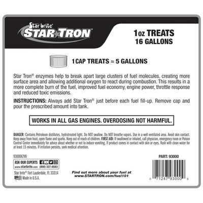 Star Tron Gas Additive - Ethanol Solutions
