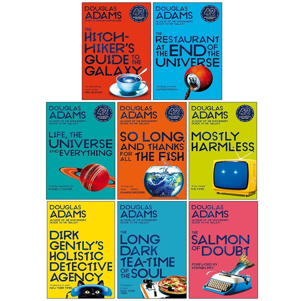 Douglas Adams Collection 8 Books Set  The Restaurant at the End of the Universe