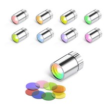 24 Full-color Pack Tiny Miniature DIY Battery Operated miniature, Multicolor 