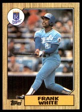 Frank White 1987 Topps #692 Royals MLB READ FREE SHIPPING AutographDen