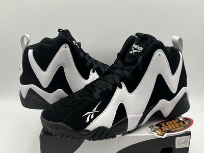DS Reebok Kamikaze II Size 12 Authentic Shawn Kemp Black White OG
