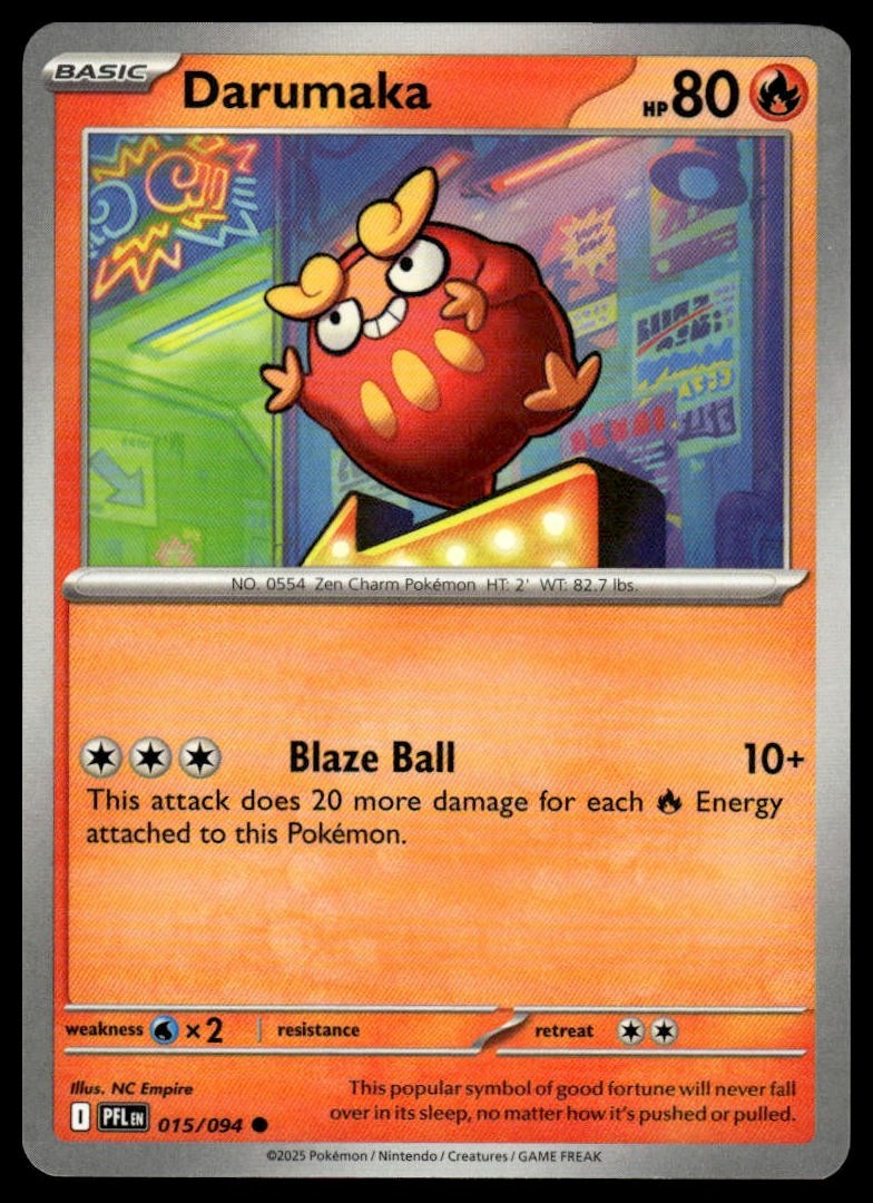 Pokemon Phantasmal Flames #015/094 Darumaka