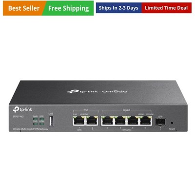 ER707-M2 | Omada Multi-Gigabit VPN Router | Dual 2.5Gig WAN Ports | High Netw...