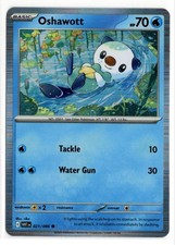 Pokemon White Flare Tinsel Holo 021/086 Oshawott Poster Collection