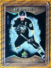 2007-08 UPPER DECK SP AUTHENTIC SIDNEY CROSBY SP NOTABLES LIMITED #ED /100 TOUGH