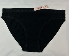 NWT Victoria Secret Bikini Style Black Panties Women's Size Small