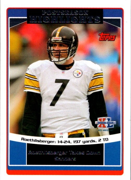 2006 Topps #308 Ben Roethlisberger