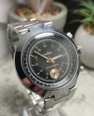 RUHLA Chronograph 1970s Vintage men s watch GDR period mechanical Antimagnetic