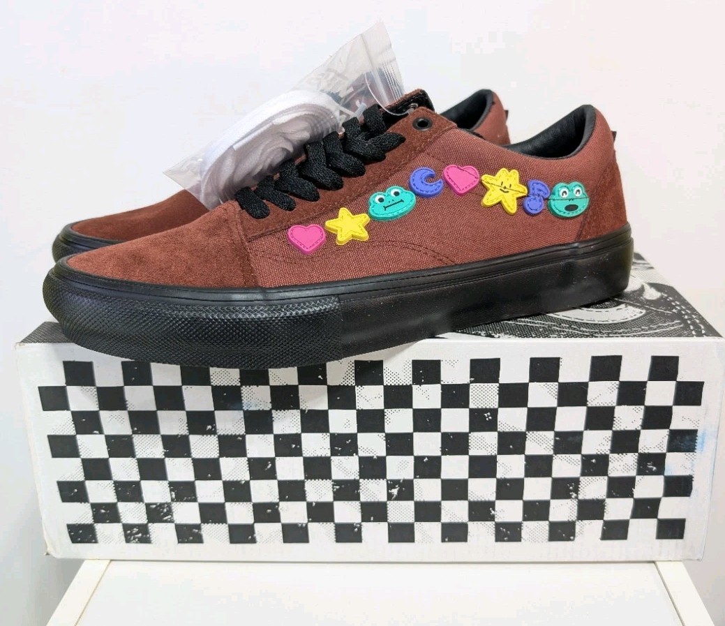 Vans x Frog Skateboards Men's Size 10.5 Skate Old Skoo Pop Cush