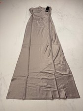 Wikl Fable Maxi Dress Dove Gray Modern Classic Standout Style - Womens XS