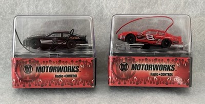 SET OF 2, NEW - Motorworks Radio Control Dale Earnhardt Sr/Jr. NASCAR Racecars