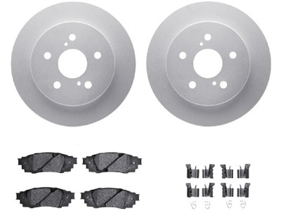 For 2019-2024 Lexus UX250h Brake Pad and Rotor Kit Dynamic Friction 81658NWCR