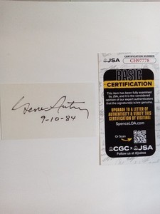 Gene Autry Signed Cut The Singing  Cowboy Western JSA