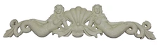 Design Toscano Dual Nude Mermaid Wall Pediment 38.5"x9"x2.5"