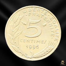 France – 1996 4 plis – 5 centimes Marianne (N1734)