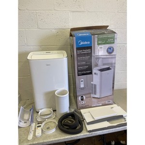 Midea Smart Air Conditioner 8,000 BTU DOE Portable with Wheels, Digital Display