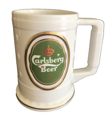 Vintage  Carlsberg Beer Bierkrug Franklin Mint Edition 1988