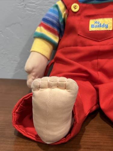 My Buddy Doll Vintage 1985 Hasbro Original Outfit Brown Hair- No Hat Or Shoes - Picture 2 of 11