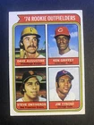 1974 Topps Baseball Rookie Outfielders Ken Griffey Rookie Card #598 (b)
