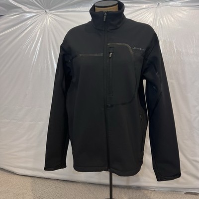 Merrell Men Opti-Shell Coat Jacket Black Water/Wind Repellent Size Large Outdoor