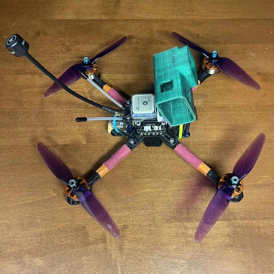 6" Long Range Quad Drone TBS Crossfire Mamba 1mW VTX GoPro w/ INAV Firmware - Image 2 of 4