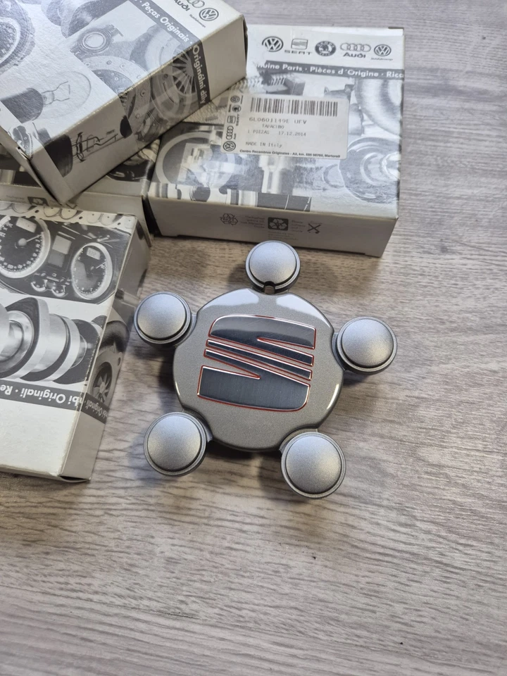 4x Alufelgendeckel Nabendeckel Felgendeckel Seat Ibiza III 6L 6L0601149E - Imagem 2 de 3