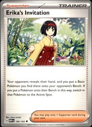 Erika's Invitation 160/165 Uncommon - Scarlet & Violet 151