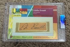 2025 Historic Autographs Uniques Joe & Eddie Erautt, Dual Autograph, 1/1, Sealed