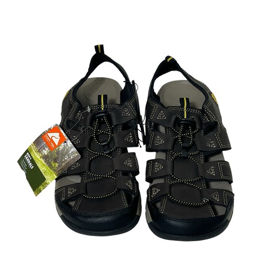 Ozark Trail Closed Toe Mens Sz 7 Brown Fisherman Sandals Outdoor Hiking Walking