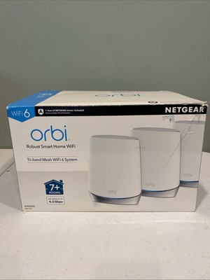 NETGEAR RBK753S Orbi WiFi 6 System Router 3-Pack